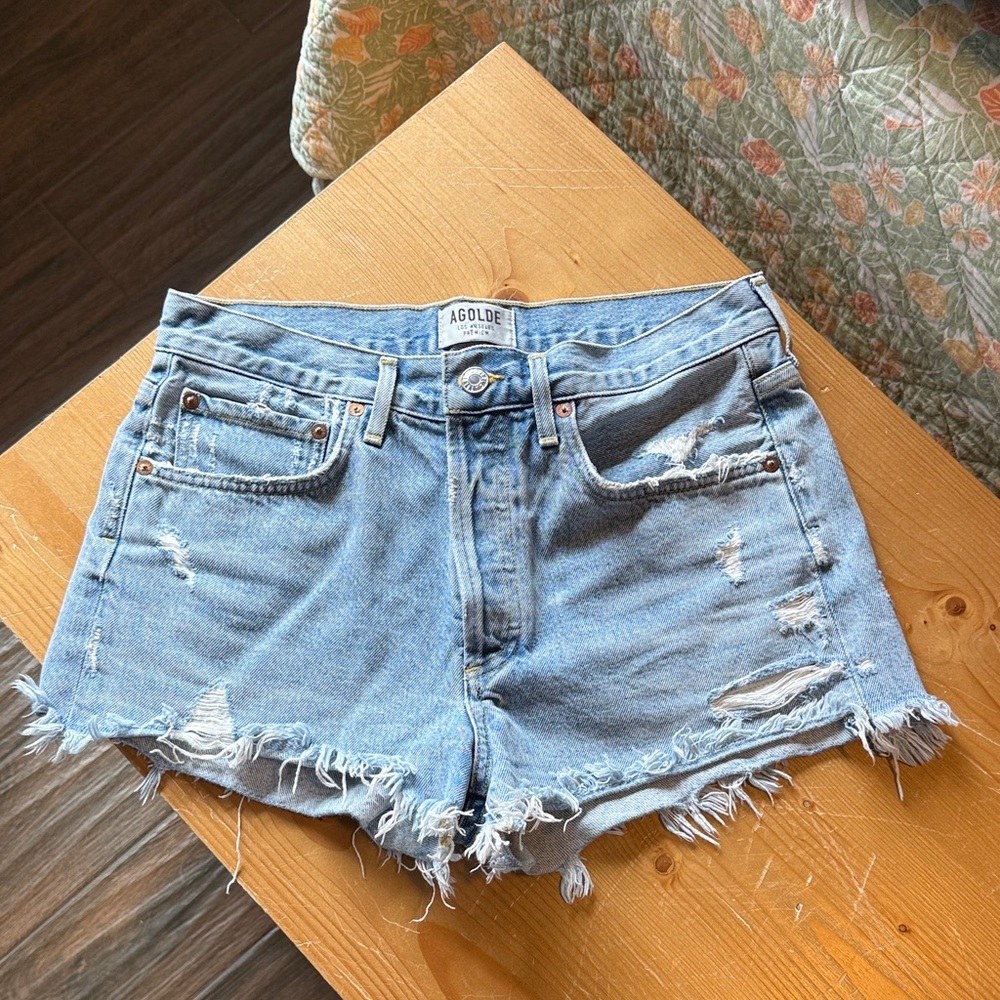 Agolde Parker Vintage Cut Off Shorts